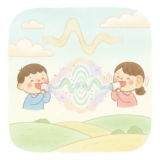 音は震えで伝わる