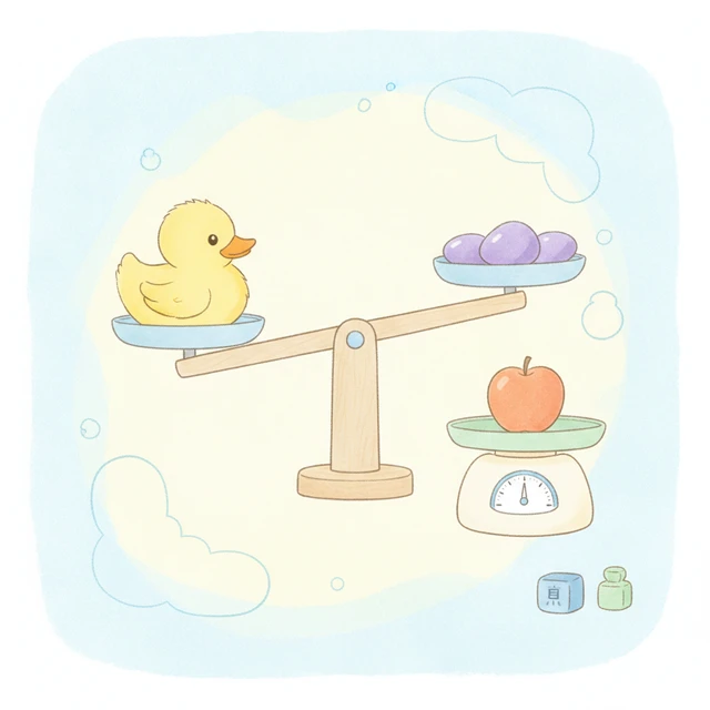 物の重さの比べ方