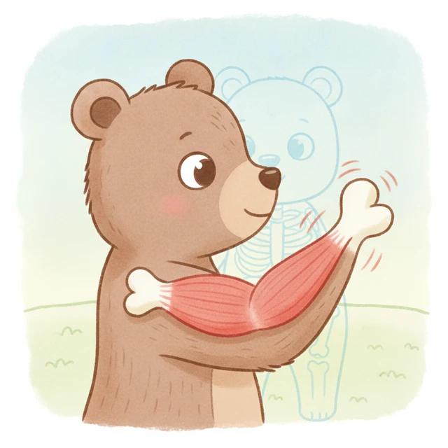きん肉が体を動かす