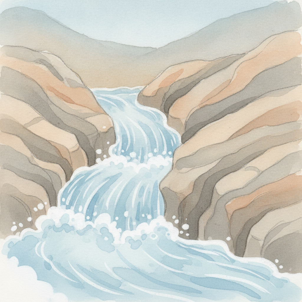 流れる水の3つのはたらき