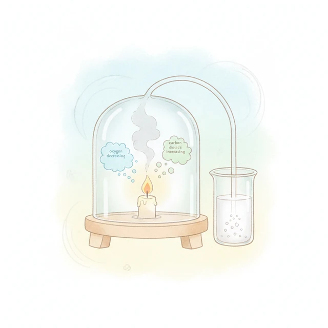 燃えると空気の何が変わるか