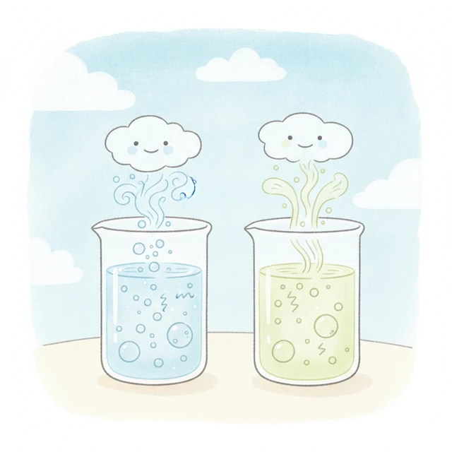 気体がとけた水よう液