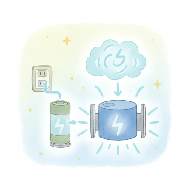 電気をためる — 蓄電